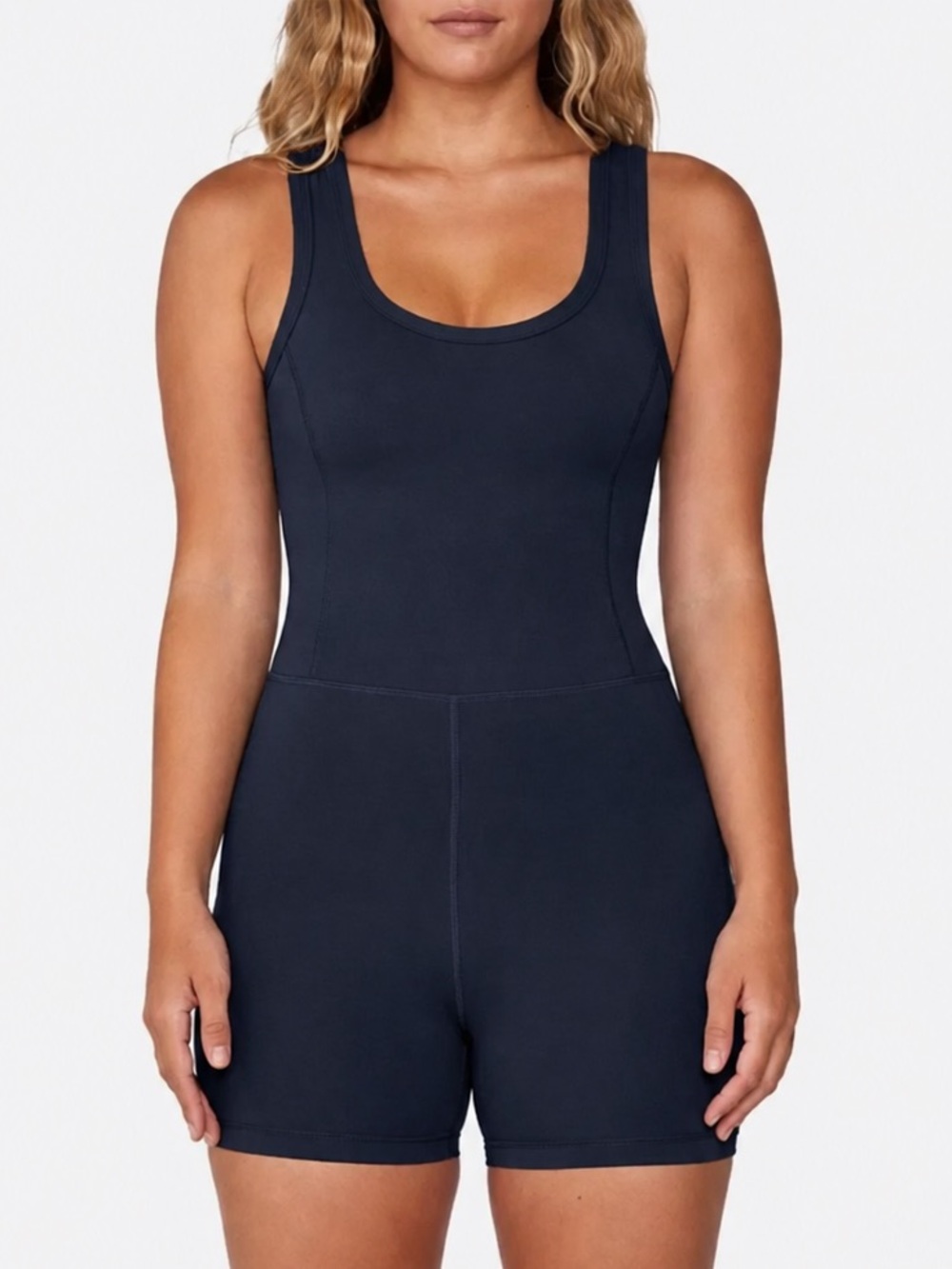 Set Active Sportbody Shortysuit Romper One Piece - Size XS - Navy Blue